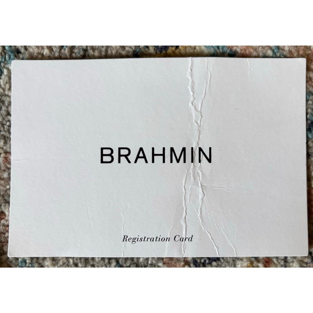 Brahmin Elisa Chianti Melbourne Red 
 Satchel – Excellent Condition - Picture 9 of 10